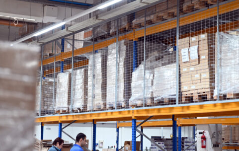 Hochregal für Papier und Druckprodukte